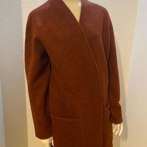 Sweater coat - Rust